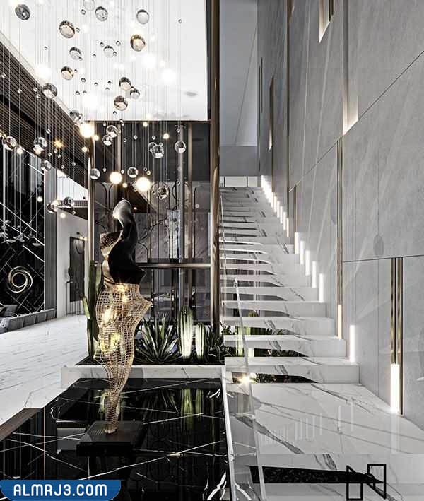 صور أحدث تصاميم الدرج