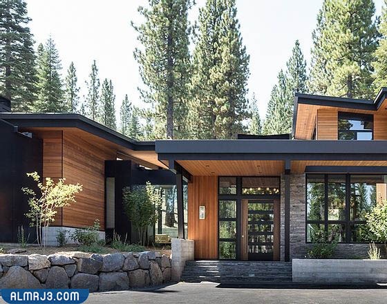 مداخل بيوت مودرن من الخارج مع الدرج