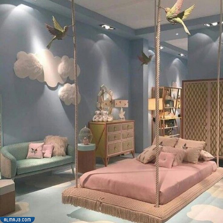 ألوان دهانات حوائط غرف الأطفال