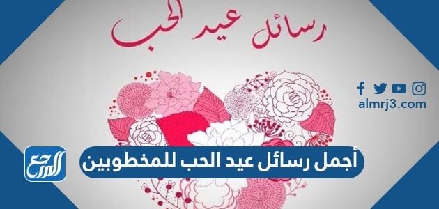 أجمل رسائل عيد الحب للمخطوبين 2026 تهنئة عيد الحب للحبيب