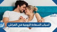 أسباب السعادة الزوجية في الفراش