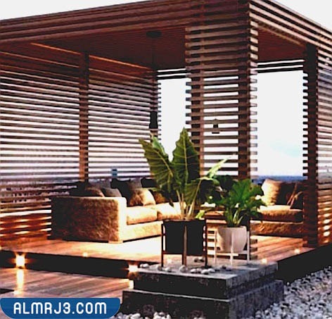 أفكار ديكورات إضاءة الجلسات الخارجية