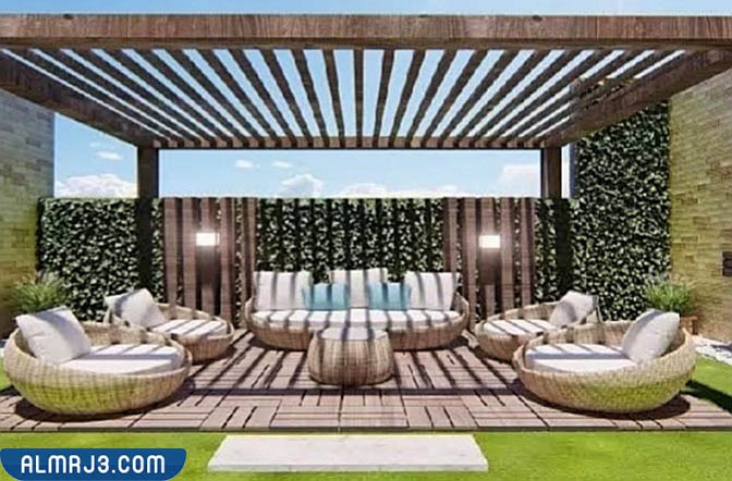 أفكار ديكورات مقاعد للجلسات الخارجية