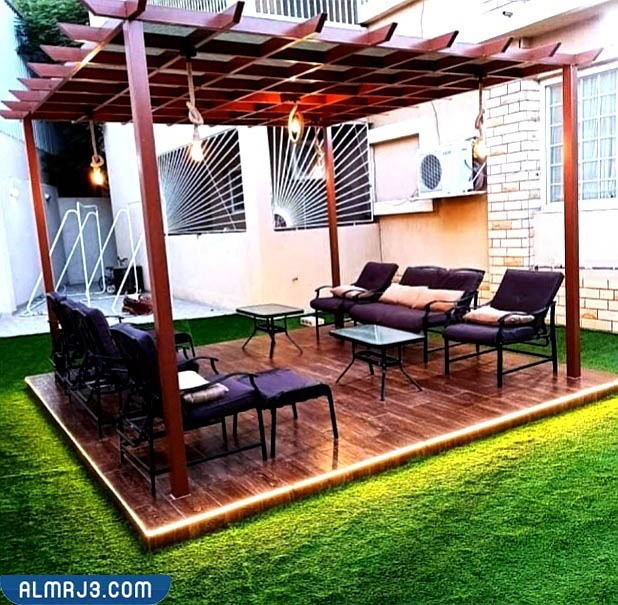 أفكار ديكورات نباتية للجلسات الخارجية