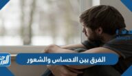 الفرق بين الاحساس والشعور