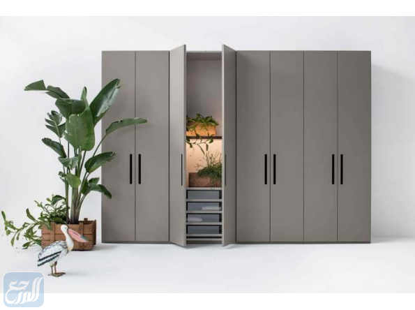 بالصور خزائن ملابس بالحائط مودرن