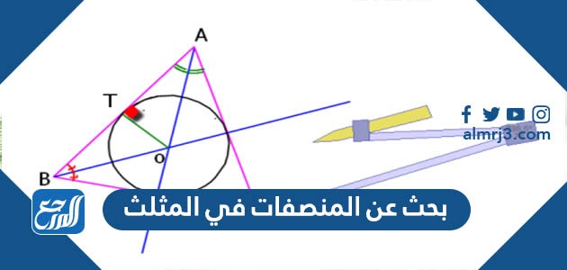 بحث عن المنصفات في المثلث