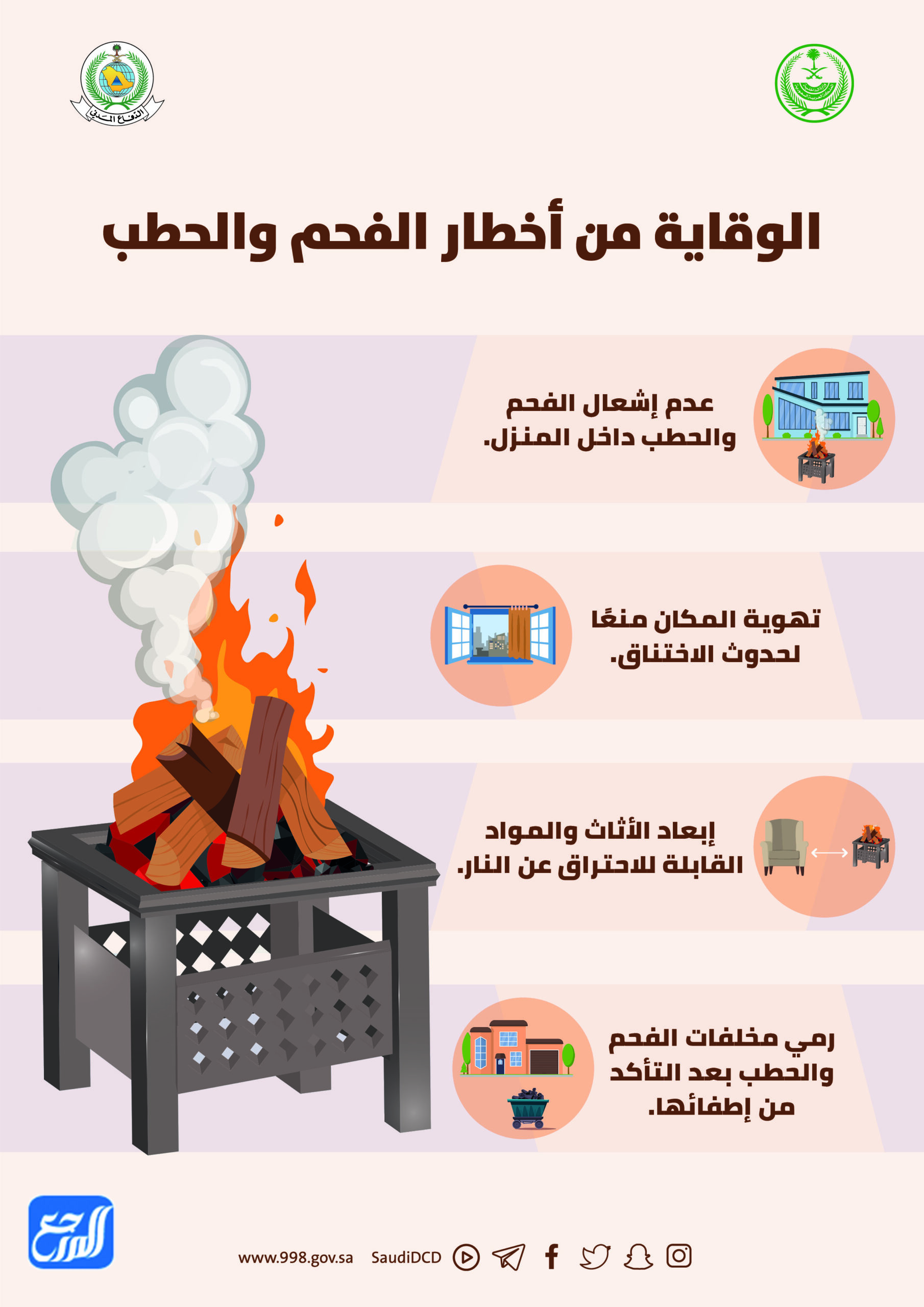 بطاقات اليوم العالمي للدفاع المدني