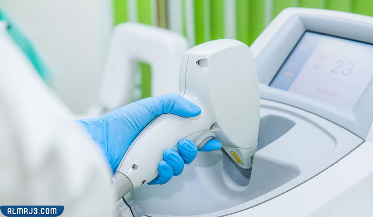 الليزر للمنطقة الحساسة