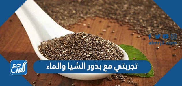 تجربتي مع بذور الشيا والماء