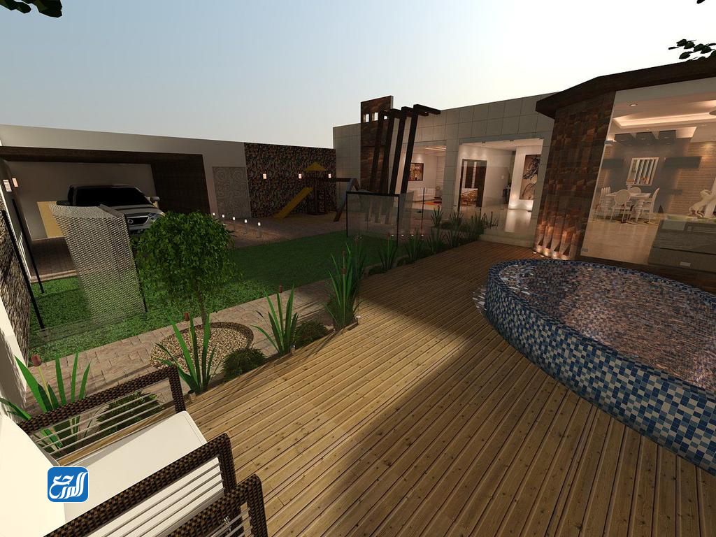 تصميم استراحة بسيطة مودرن