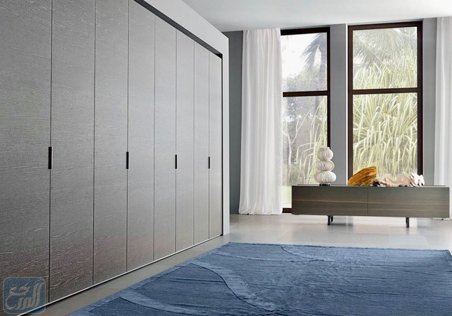 تصميم دولاب ملابس في الحائط