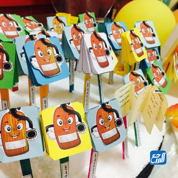 توزيعات الدفاع المدني للأطفال