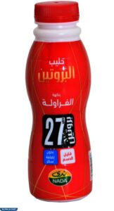 حليب بروتين ندى فراولة