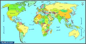 خريطة العالم