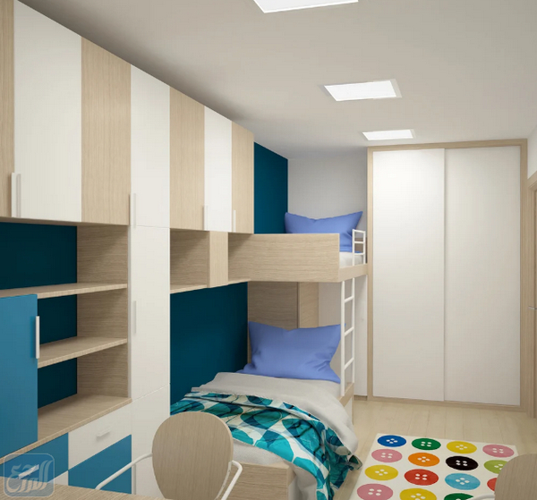 خزائن ملابس بالحائط لأطفال