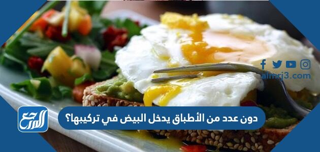 دون عدد من الأطباق يدخل البيض في تركيبها؟