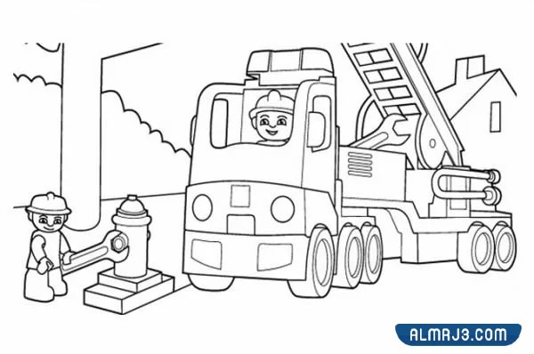 رسومات تلوين عن الأمن والسلامة 2022