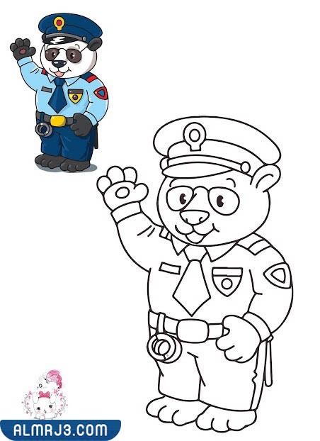 رسومات تلوين مع النموذج