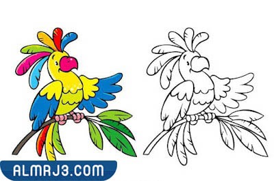 رسومات تلوين مع النموذج