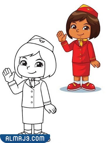 رسومات تلوين مع النموذج