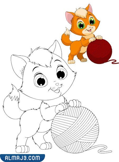 رسومات تلوين مع النموذج