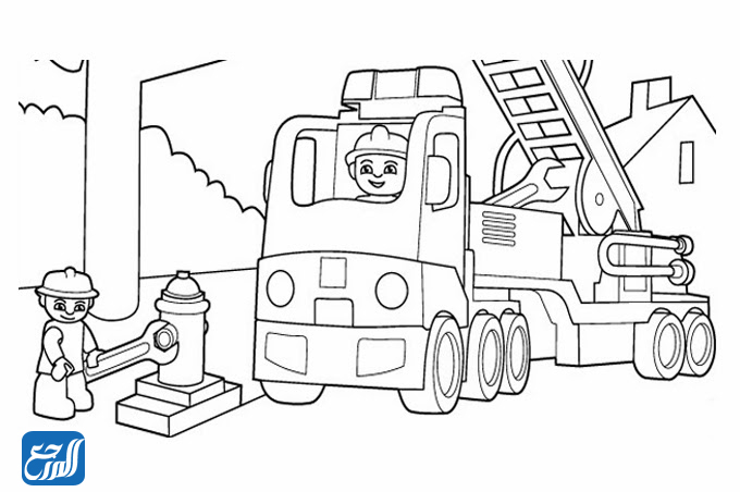 رسومات تلوين عن يوم الدفاع المدني للاطفال 2022