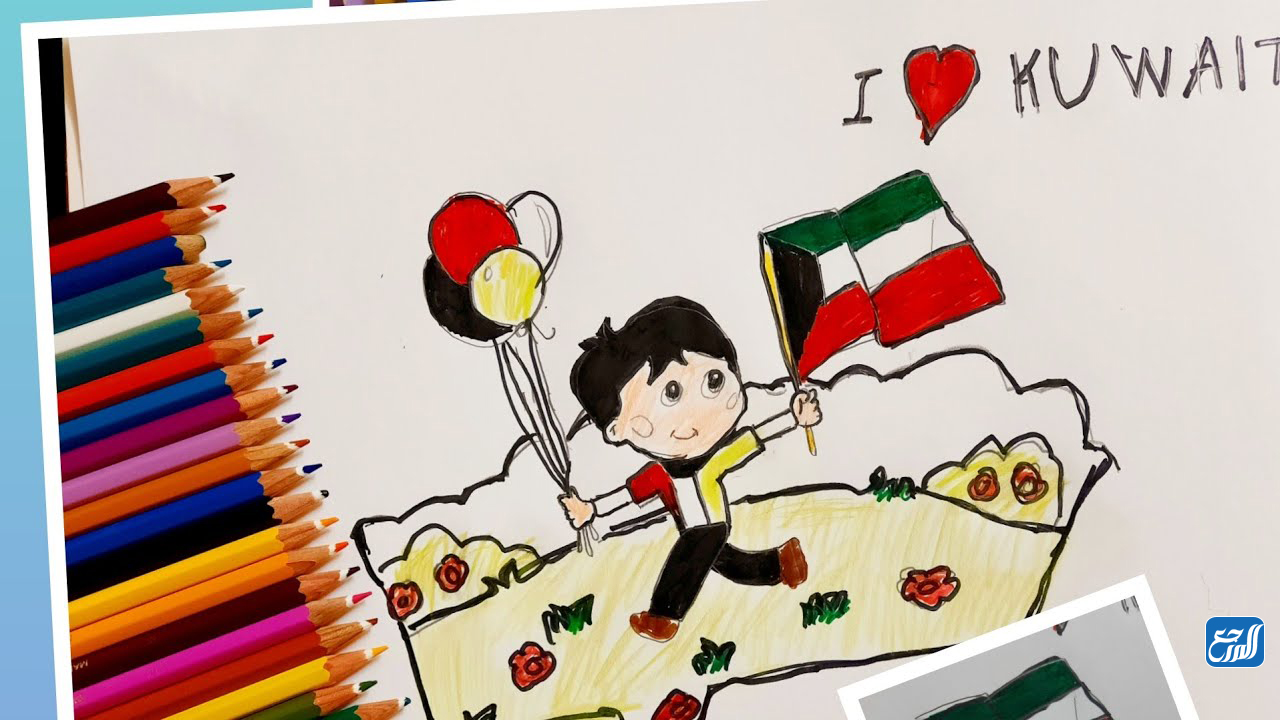 رسومات عن العيد الوطني الكويتي 61 2022