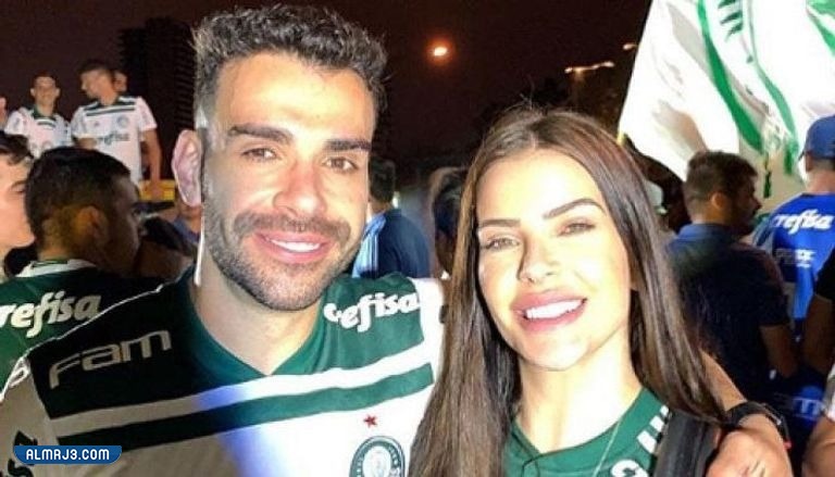 زوجة اللاعب البرازيلي برونو