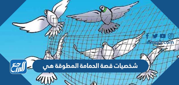 شخصيات قصة الحمامة المطوقة هي