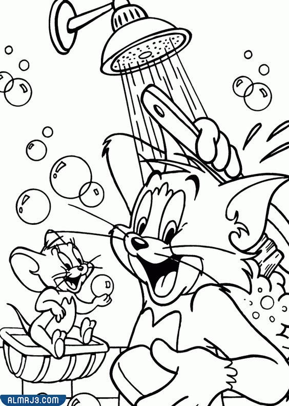 صور شخصيات كرتونية للتلوين