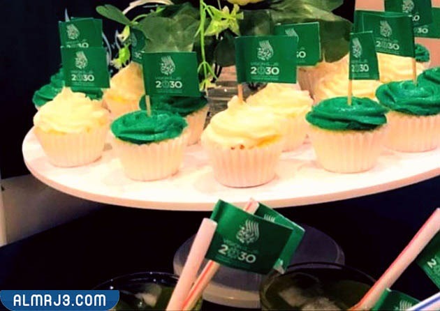 طريقة صنع كب كيك ليوم التأسيس السعودي بالمنزل