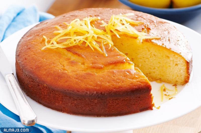 كيك البرتقال على الغاز