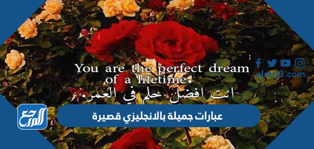 عبارات جميلة بالانجليزي قصيرة