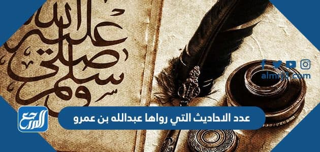 عدد الاحاديث التي رواها عبدالله بن عمرو