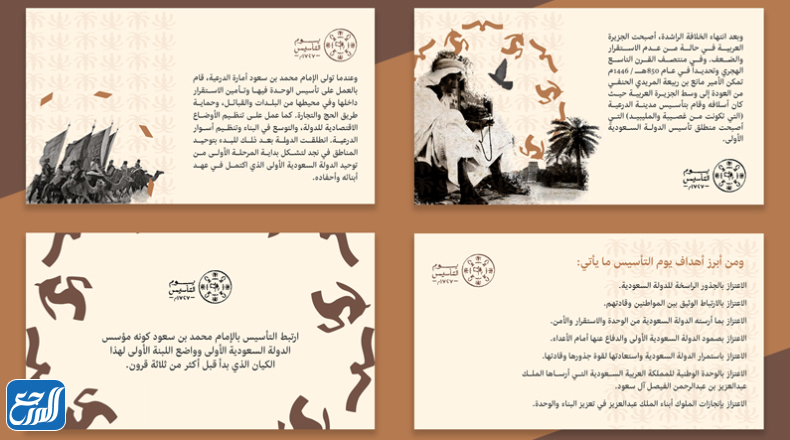 عرض بوربوينت عن يوم التأسيس السعودي