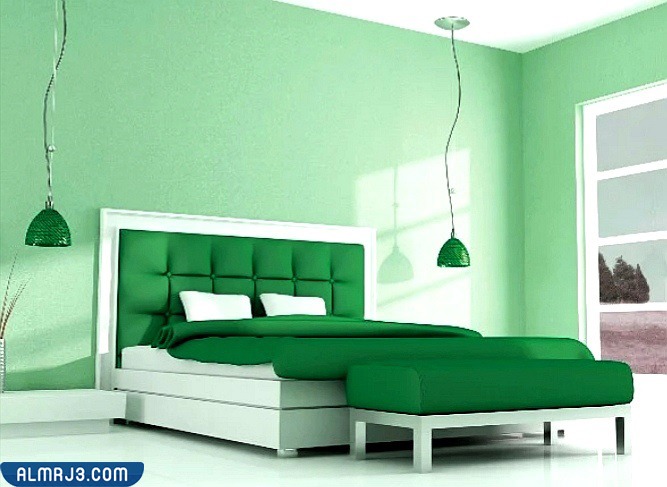 غرف نوم مودرن كاملة بالدولاب والتسريحه - التصاميم الملونة بالألوان الزاهية