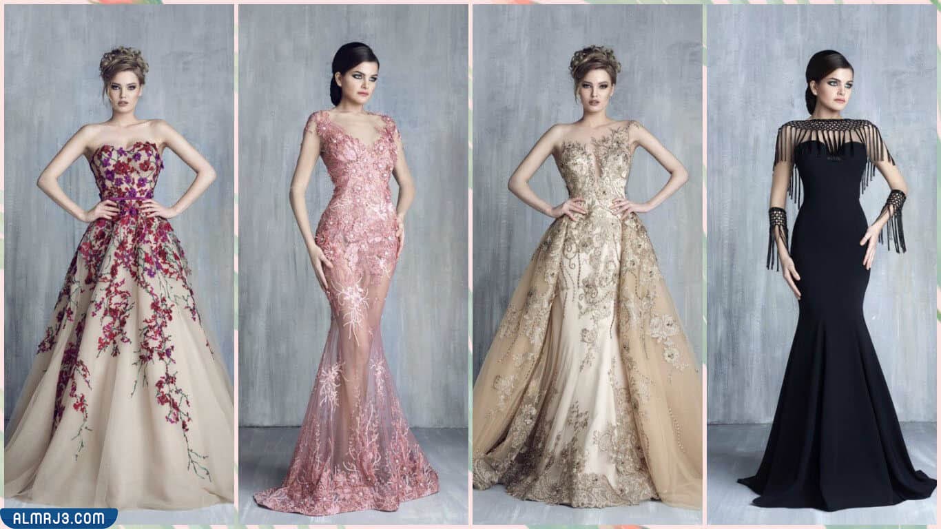 فساتين سهرة طويلة