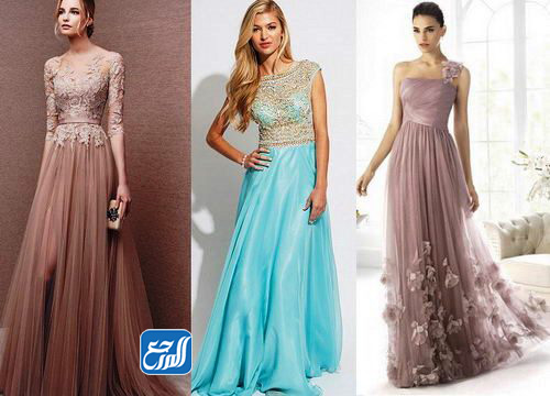 فساتين سهرة طويلة للصبايا