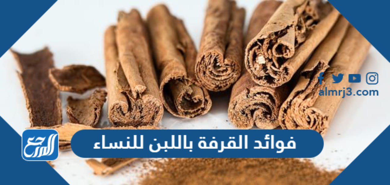 فوائد القرفة باللبن للنساء