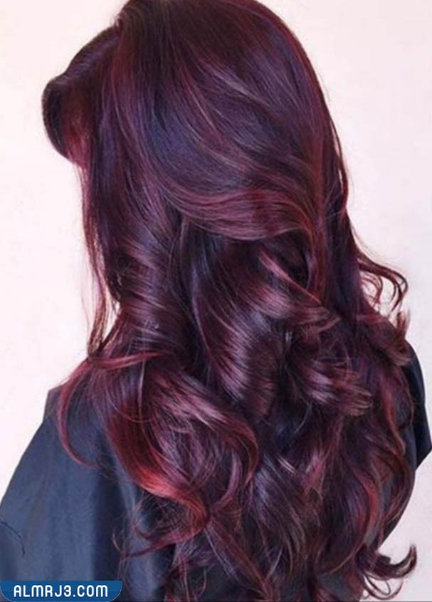 كتالوج اسماء الوان صبغات الشعر بالعربي - اللون الخمري الأحمر القاتم