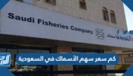 كم سعر سهم الأسماك في السعودية