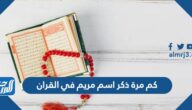 كم مرة ذكر اسم مريم في القران
