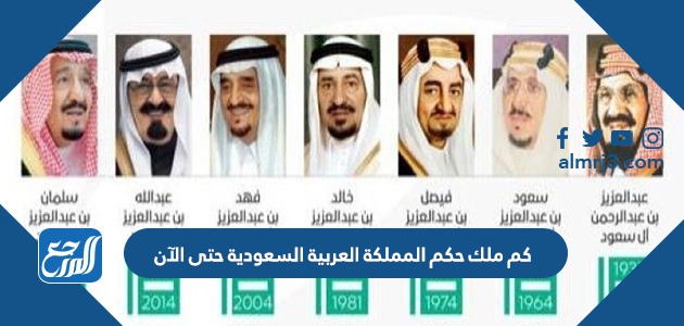 كم ملك حكم المملكة العربية السعودية حتى الآن