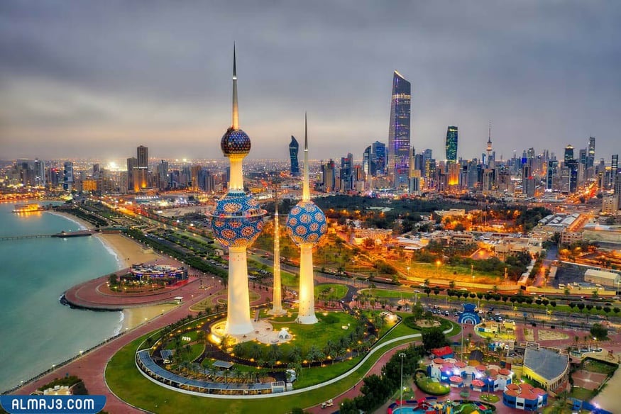 كم برج في الكويت