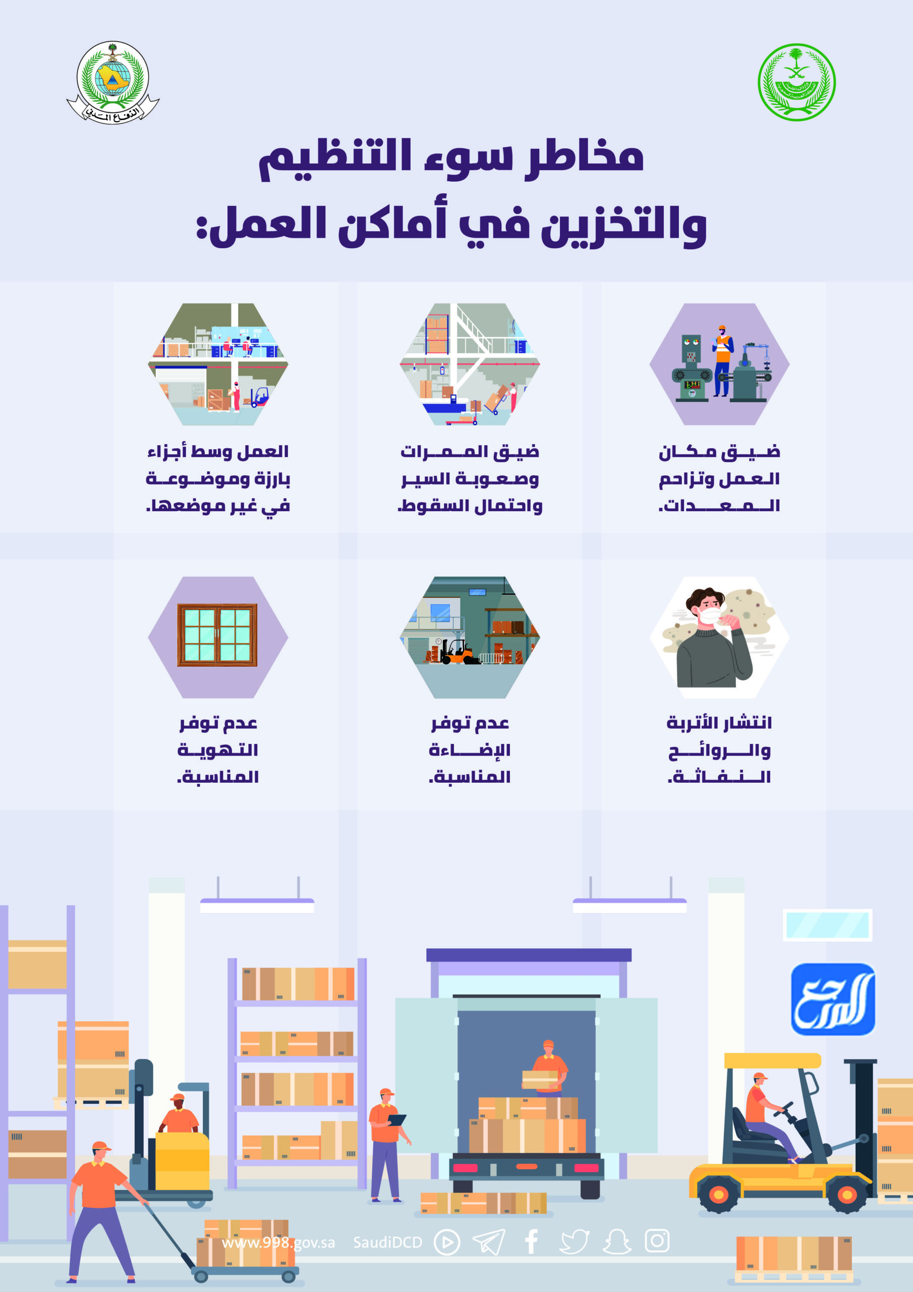 مطويات عن الدفاع المدني 2022