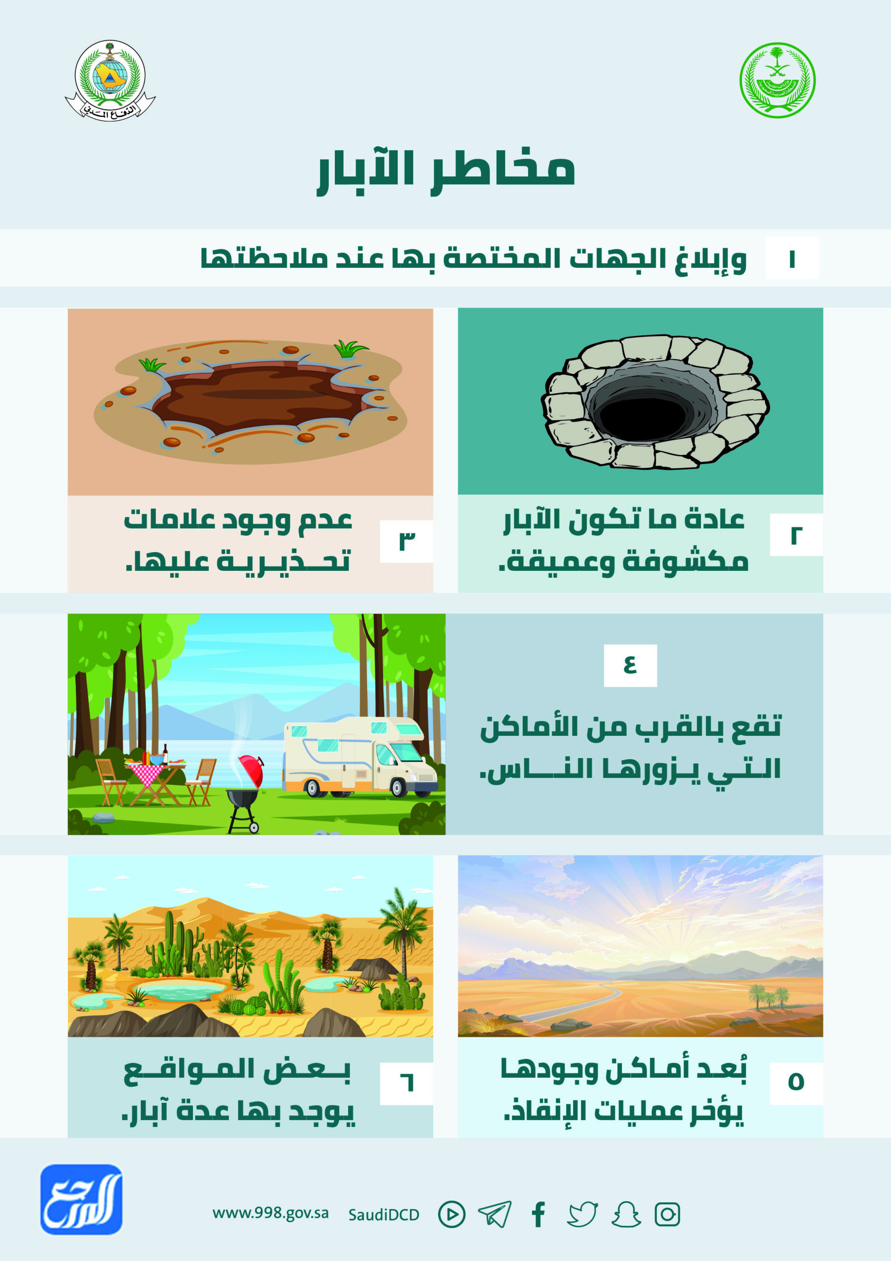 مطويات مميزة عن اليوم العالمي للدفاع المدني
