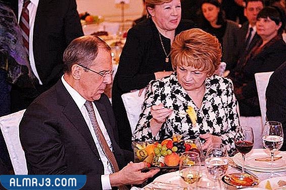 من هي زوجة سيرغي لافروف