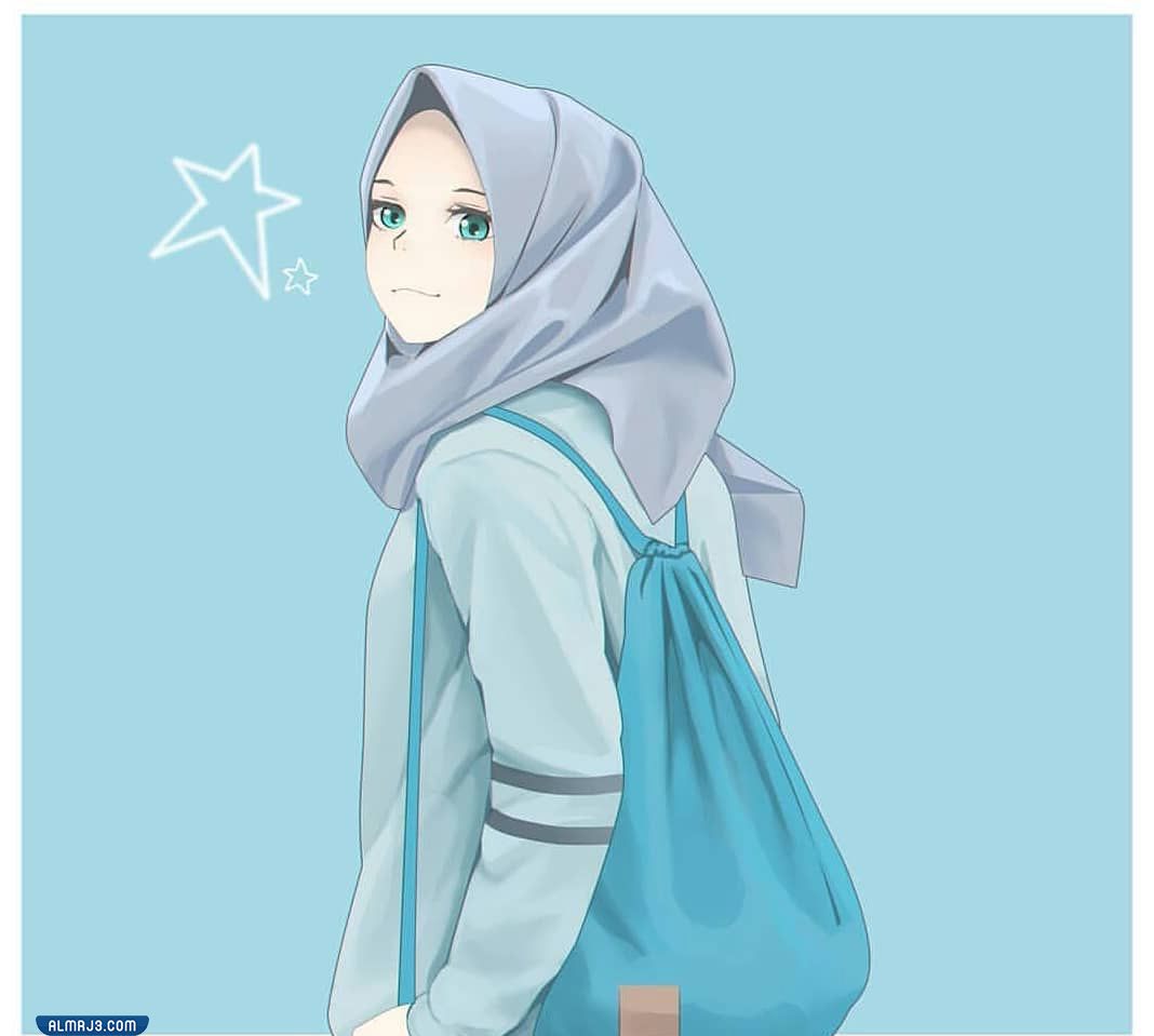 أجمل الصور بنات كرتون محجبات