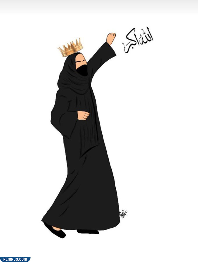 أجمل الصور بنات كرتون محجبات